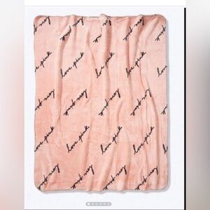 Love Pink Blanket By Victoria Secret